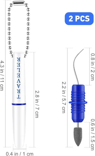 Vista 5 de 2 unids portátil oral diente diente gancho higiénico limpieza molares herramienta dientes manchas removedor placa removedor