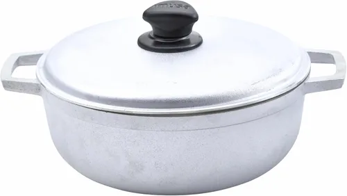 Vista 13 de IMUSA Caldero - Olla con tapa de aluminio de 2 cuartos de galón, aluminio fundido, perfecta para servir grupos pequeños, asas remachadas, fabricada