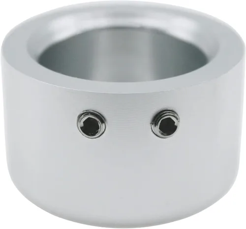 Vista 4 de Tapa de tuerca de eje delantero Tapas de eje para Harley Softail Electra Road Glide Sportster (plata)