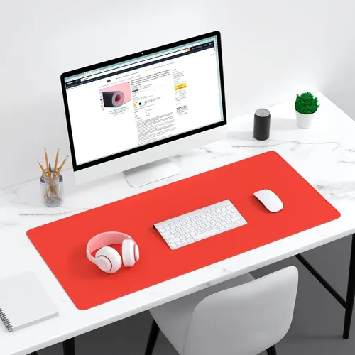 Vista 168 de Dapesuom Alfombrilla grande para mouse, alfombrilla de mouse para juegos extendida con bordes cosidos, alfombrillas de escritorio de tamaño completo