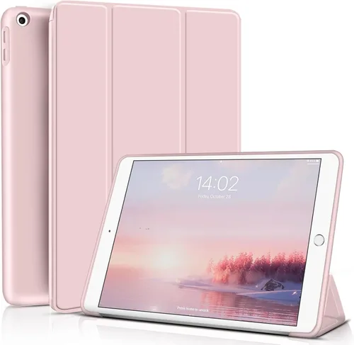 Vista 9 de Aoub Funda para iPad de 9ª generación 2021 de 10.2 pulgadas, iPad de 8ª/7ª generación 2020/2019, sin soporte para lápices, funda trasera de TPU Negro