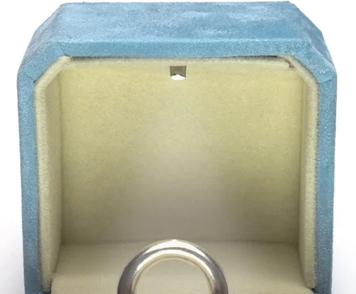 Vista 6 de Cotea - Caja para anillos con soporte de anillo protector y reutilizable para hacer que tu propuesta sea memorable con esta caja de anillo