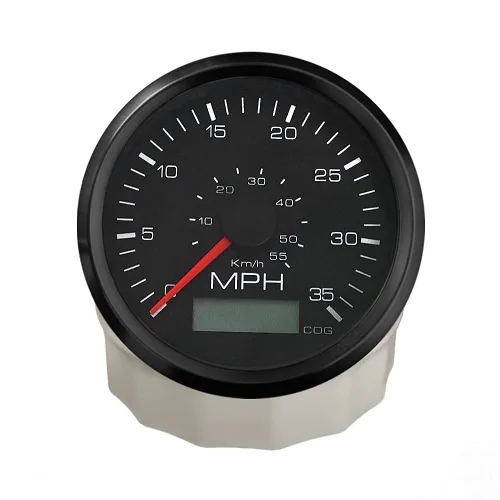 Vista 3 de ELING Medidor de velocidad GPS de 85 mm 35 MPH Velocímetro de reemplazo con retroiluminación IP67 Impermeable 12 24 Voltios