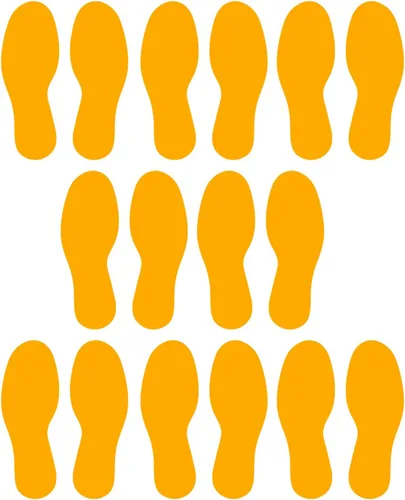 Vista 45 de LiteMark Calcomanías de vinilo para piso, calcomanías de línea para suelo de aula, oficinas, bailes, eventos, marcadores de puntos duraderos con Azul