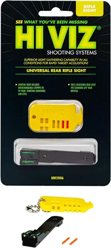 Vista 6 de HIVIZ Rifle de fibra óptica/mira trasera de escopeta