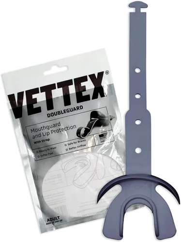Vista 14 de Vettex Doubleguard Protector bucal con Protección de Labios - Adulto, Aguamarina