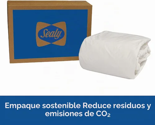 Vista 8 de Sealy - Protector de colchón ajustable impermeable para protección contra manchas, tamaño King