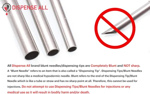 Vista 3 de Dispense Pack 103, jeringas de 3 ml con aguja sin filo y tapa para guardar, 10