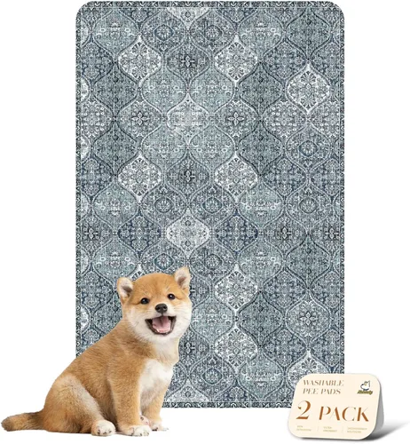 Vista 119 de nunubaby Almohadillas reutilizables para orina de perros, para jaulas y pisos, Almohadillas lavables para orina de perros, elegantes, Beige