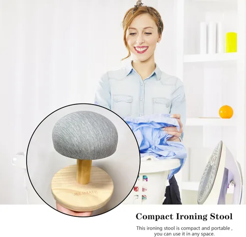 Vista 6 de La tabla de planchar de madera del sujetador se utiliza para sujetadores, camisas, collares, puños y sombreros, la mini tabla de planchar pequeña