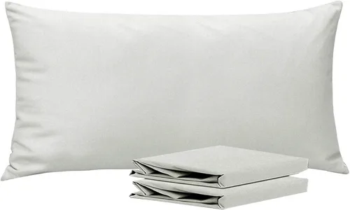 Vista 22 de NTBAY Juego de fundas de almohada estándar, paquete de 2 fundas de almohada de microfibra cepillada de 20 x 26 pulgadas, suaves, sin arrugas