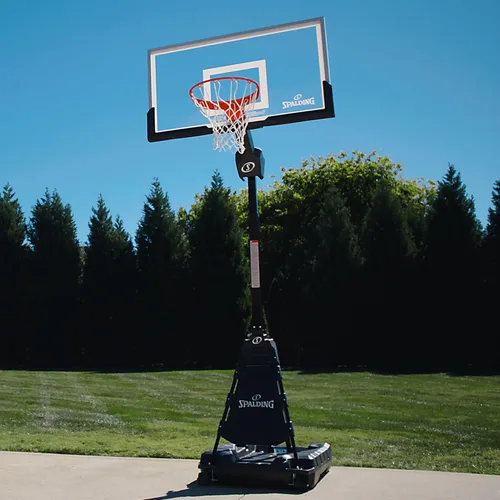 Vista 8 de Spalding Momentous EZ Assembly Portable Adjustable Outdoor Basketball Hoop – Assembles in 30 Minutes or Less
