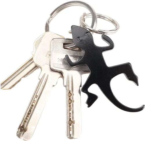 Vista 6 de SWATOM Gekko - Llavero abridor de botellas de aleación de aluminio, accesorios creativos para regalos (6, Gecko)