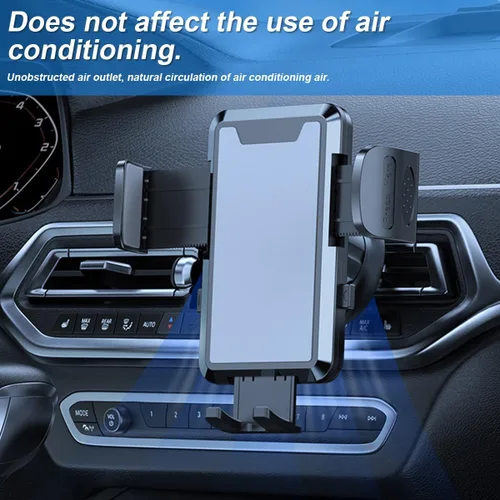 Vista 3 de BESULEN Soporte de teléfono para automóvil, soporte de teléfono celular con ventilación de aire, soporte de teléfono celular manos libres, soporte
