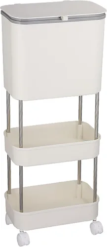 Vista 10 de Contenedor de compostaje para cocina, cocina, compostaje, papelera de cocina, compostador de cocina, papeleras extraíbles, cubos de basura