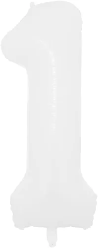 Vista 5 de Globos de helio de papel de aluminio de 32 pulgadas con números blancos de 0, 1, 2, 3, 4, 5, 6, 7, 8, 9, decoración de fiesta de cumpleaños, baby