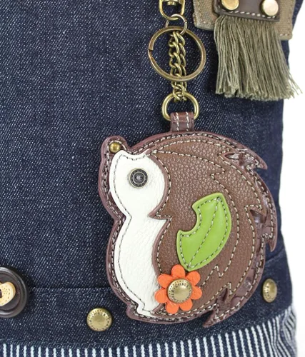 Vista 2 de Chala Bandolera de parche - erizo (azul profundo), Azul profundo