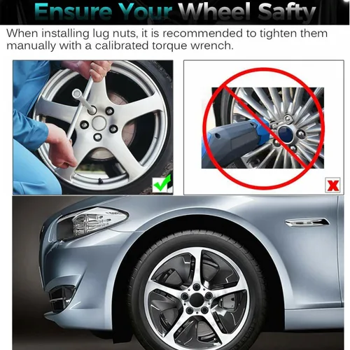 Vista 7 de Juego de tuercas de espárragos cromadas para rueda M12x1.50 compatible con Honda Odyssey Accord Civic CR-V Clarity Element S2000 Acura Legend CL NSX