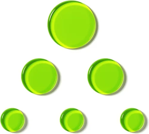 Vista 5 de MINI Drum Gel Dampers – Alien Green – 6 almohadillas en 3 tamaños – Estuche de almacenamiento incluido