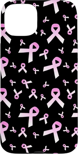 Vista 9 de Pink Ribbon Pattern Mestastatic Breast Cancer Awareness Case for iPhone 17