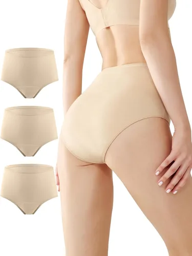 Vista 9 de BATTEWA Ropa interior para incontinencia para mujer, ropa interior a prueba de fugas, lavables, de algodón, de absorción de la vejiga, protección