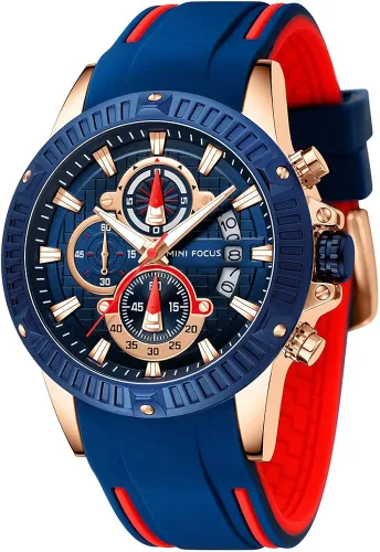 Relojes deportivos para hombre reloj cronógrafo multifunción resistente al agua relojes casuales luminosos con correa de silicona para hombre reloj