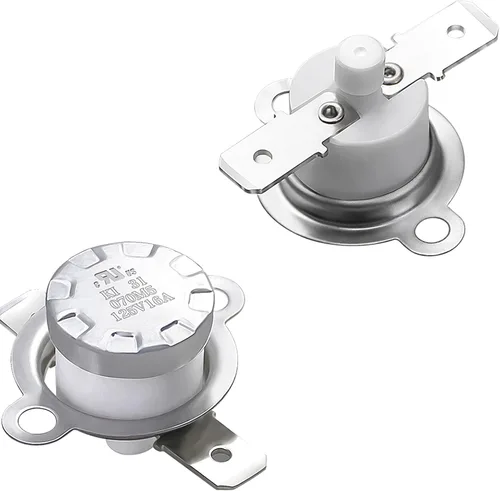 UL/CUL Interruptor de límite de reinicio manual de reemplazo del termostato KSD301 125V 16A Interruptor de control de temperatura, 158.0 °F/158 °F