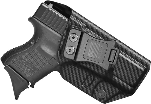 Vista 9 de Holster IWB Kydex Fit – Trigger Guard – Inside Waistband Concealed Carry – Adjustable Cant & 'Posi-Click' Retention - No Wear or Jitter - USA Made