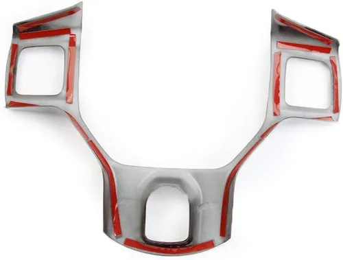 Vista 5 de Cubierta interior del volante para Dodge RAM 1500 2500 3500 2011-2018 accesorios (patrón de fibra de carbono)