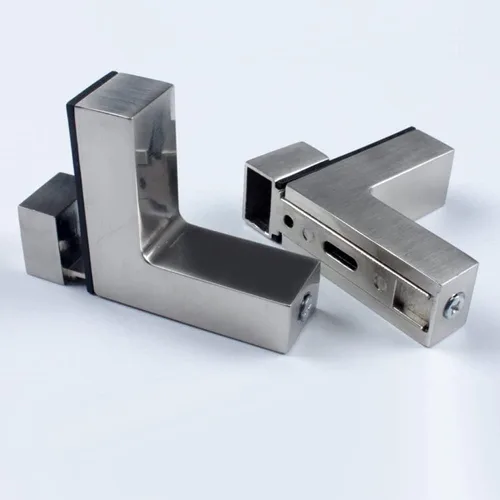 Vista 6 de AWEN Soporte ajustable de metal sólido para estante de madera/vidrio, 2 piezas (níquel cepillado)