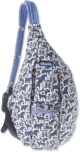 KAVU Bolsa de hombro, bandolera de cuerda original con correa de hombro de cuerda ajustable