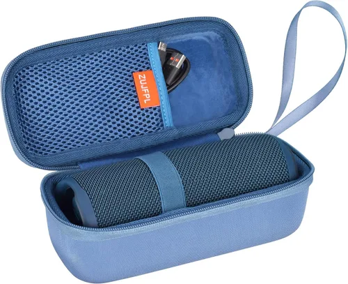 Vista 14 de Funda rígida de EVA para JBL Flip7/6/5 Altavoz Bluetooth portátil impermeable, compatible con JBL Flip 4 Premium Travel Bolsa de transporte y Verde