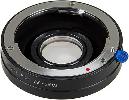 Vista 2 de Fotodiox Adaptador de montaje de lente compatible con lentes SLR Pentax K Mount (PK) a Sony Alpha A-Mount (y Minolta AF) cuerpo de cámara SLR