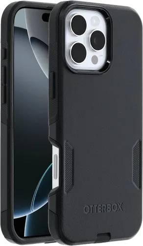 Vista 4 de OtterBox Funda para iPhone 16 Commuter Series - Jeans azul bebé, funda delgada y protectora para iPhone, de doble capa, absorción de impactos