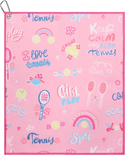 Vista 10 de Millie Rose - Toallas de tenis con múltiples estampados de moda, toallas de tenis de algodón de microfibra suave de 15 x 17 pulgadas con clip