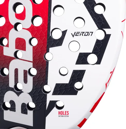 Vista 5 de Babolat Technical Veron Juan Lebron - Pala de pádel (blanco/negro/rojo)