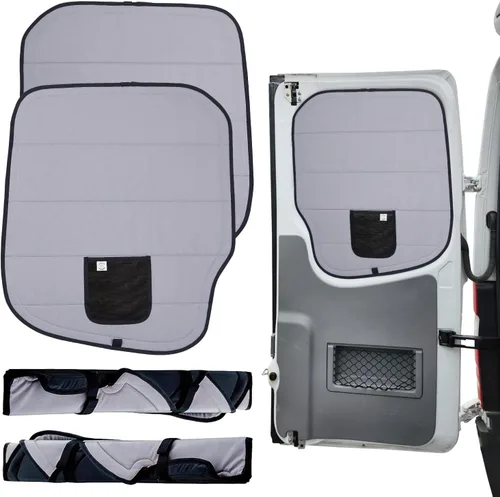 Vista 11 de Living in a Bubble Cubierta Aislante con Bloqueo de Luz para Ventana de Puerta Corrediza para Mercedes Sprinter NCV3 y VS30, 2007-Actual, Accesorios