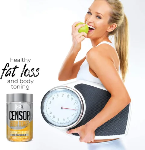 Vista 6 de Cardio Cuts NDS Nutrition 4.0 Razz Lemonade (40 porciones) y censor nutricional NDS (90 cápsulas blandas)