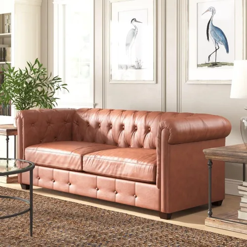 Vista 4 de Michanco Juego de 4 patas cuadradas para sofá de 2 pulgadas, patas de repuesto de madera para sofá otomano, sillón reclinable