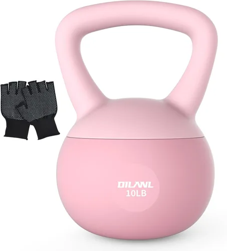 Vista 13 de Soft Kettlebell, Safe Strength Training Kettle bell, Cushioned Impact-Resistant Base and Anti-Slip Grip Weight, Kettlebells Set for Home Workouts