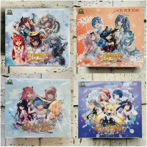 Vista 8 de Goddess Story - Juego de cartas de colección TCG, juego de historia de diosa, cuatro cajas de 720 tarjetas (NS-2M10-11-12-13)