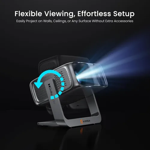 Vista 13 de Proyector para exteriores de Google TV con licencia oficial ANSI 2000 4K Full HD, proyector inteligente con WiFi y Bluetooth