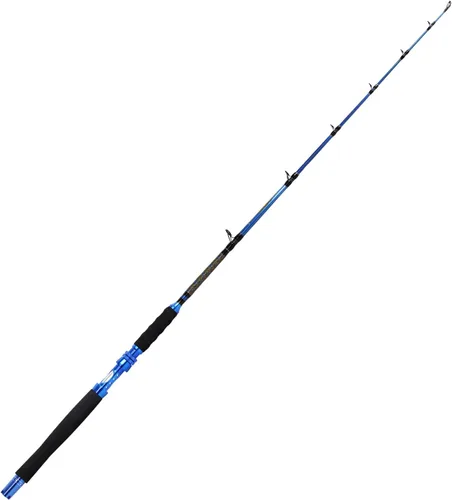 Vista 2 de Fiblink Plantilla de grafito de agua salada Jigging Caña de pescar de caña de pescar Deep Sea Jig Pole 5'6"/6