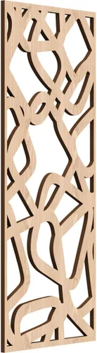 Ekena Millwork WALW10X25X0250ACMRO Acme - Paneles decorativos de pared de madera con calado, 9 3/8 pulgadas de ancho x 24 3/8 pulgadas de alto,