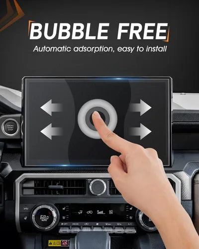 Vista 6 de CDEFG Protector de pantalla para Toyota 4Runner 2025 2026 – Vidrio templado mate antirreflejo de 14 pulgadas, accesorios para pantalla táctil
