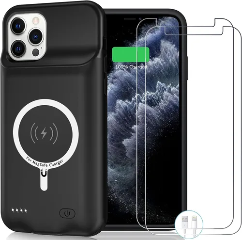 Vista 15 de Funda de batería para iPhone 8/7/6S/6/SE 2020/SE 3, 10000mAh Funda protectora de carga portátil recargable compatible con iPhone 8/7/6S/6/SE 2020/SE