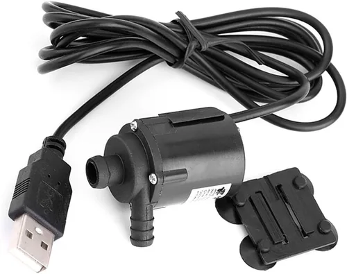 Vista 5 de 2PCS USB Micro Brushless Mini sumergible Micro Bomba de refrigeración por agua DC6V 0.6-1.8W 150LH