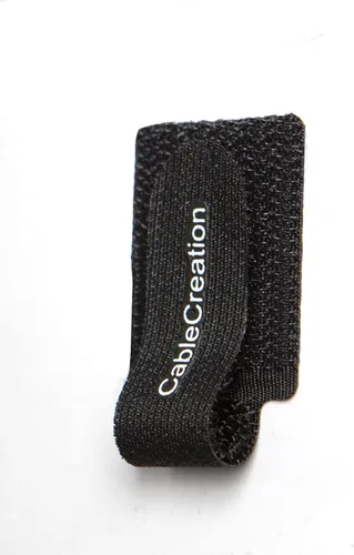 Vista 10 de CableCreation Sujetacables de sujeción reutilizables, bridas ajustables de 6 pulgadas de alta calidad, correas de organización de cables de nailon