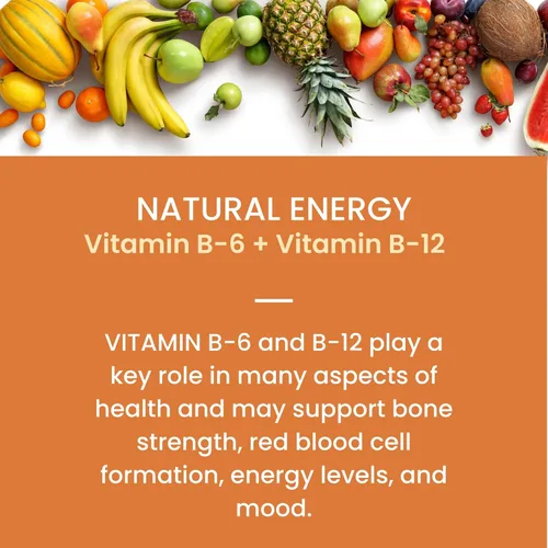 Vista 3 de Fruniti Mezcla para Batido de Melocotón - Incremento de Energía - Sin Azúcar Añadida - Puré de Frutas Delicioso - Vitamina B-6, Vitamina B-12