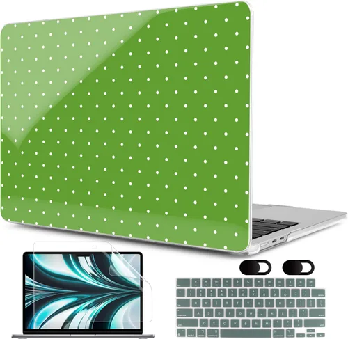 Vista 49 de MEEgoodo Funda para MacBook Air M5/M4/M3/M2 de 13.6 pulgadas 2026 2025 2024 2022, compatible con los modelos A3449/A3240/A3113/A2681, funda